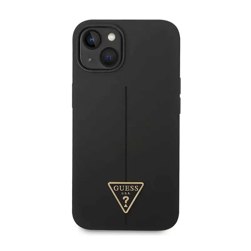 guess-silicone-triangle-logo-etui-iphone-14-plus-czarny-stan-nowy