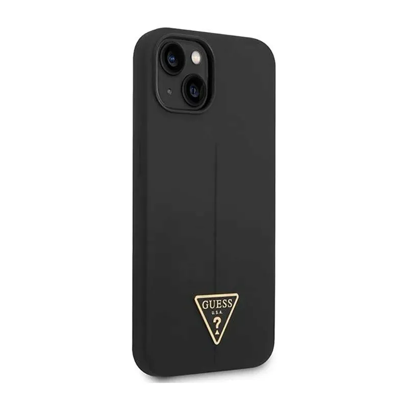 guess-silicone-triangle-logo-etui-iphone-14-plus-czarny