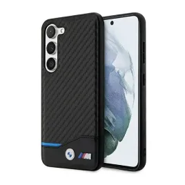 bmw-leather-carbon-blue-line-etui-samsung-galaxy-s23-czarny