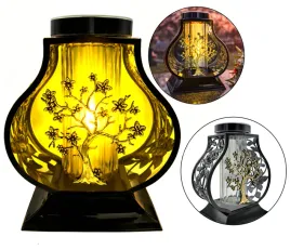 znicz-solarny-lampion-fotowoltaiczny-zlote-drzewo-zolte-swiatlo-27cm
