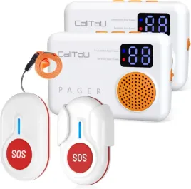 przycisk-sos-senior-calltou-2x-nadajnik-2x-odbiornik-pager-bransoletka