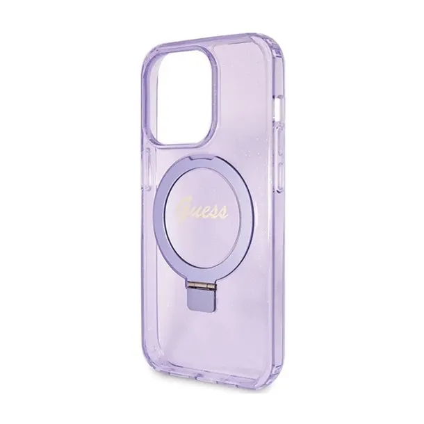guess-ring-stand-script-glitter-magsafe-etui-iphone-15-pro-fioletowy-stan-nowy