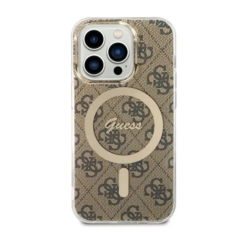 guess-4g-magsafe-etui-iphone-14-pro-brazowy