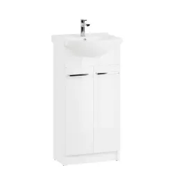 bialy-zestaw-do-lazienki-45cm-szafka-z-umywalka-2-drzwi-neo