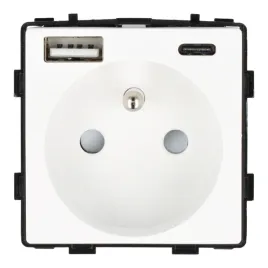 modul-gniazda-elektrycznego-z-szybka-ladowarka-usb-ac-230v-pojedynczy-bial