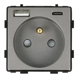 modul-gniazda-elektrycznego-z-szybka-ladowarka-usb-ac-230v-pojedynczy-szar