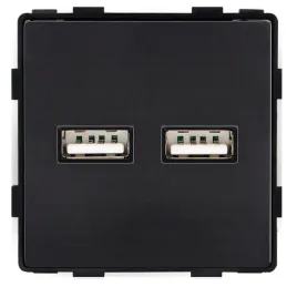 modul-usb-podwojny-3-1a-aa-czarny
