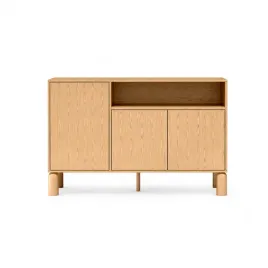 komoda-140-cm-dab-bookmatch-wysokie-nogi-drewniane-sn-2