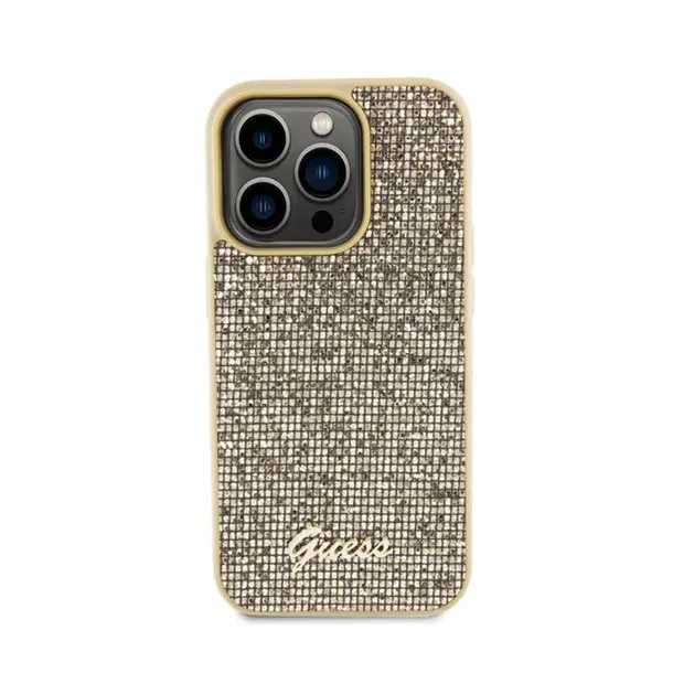 guess-disco-metal-script-etui-iphone-15-pro-zloty-stan-nowy