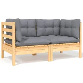 2-osobowa-sofa-ogrodowa-z-szarymi-poduszkami-drewno-sosnowe