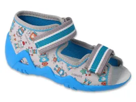 sandaly-befado-r-25-350p043-szare-granatowe-roboty