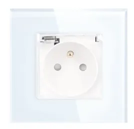 gniazdo-elektryczne-z-bolcem-i-klapka-230v-pojedyncze-biale-z-ramka-szklana