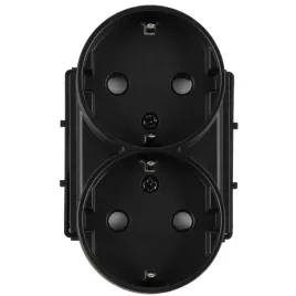 modul-gniazda-elektrycznego-schuko-230v-podwojne-czarne