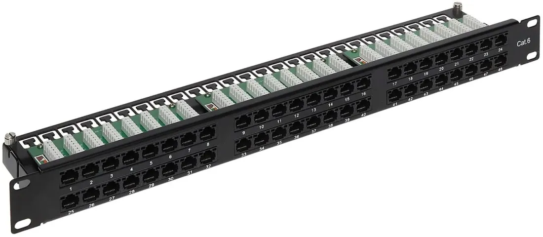 patch-panel-rj-45-pp-48-rj-6c-stan-nowy