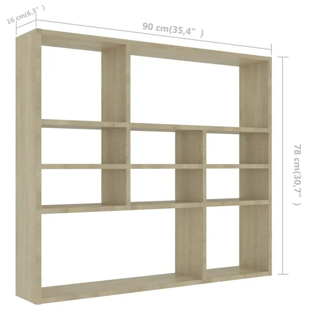 polka-scienna-dab-sonoma-90x16x78-cm-szerokosc-mebla-90-cm