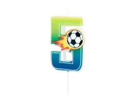 swieczka-urodzinowa-z-cyfra-5-pilka-nozna-dekoracja-na-tort