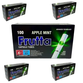 5-x-frutta-apple-mint-gilzy-papierosowe-100-szt-jablko-mieta-klik-8mm