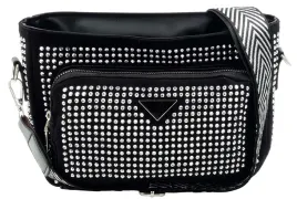 elegancka-saszetka-nerka-bag-na-ramie-dwie-komory-cyrkonie-pasek-srebrna