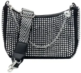 elegancka-saszetka-nerka-bag-na-ramie-cyrkonie-pasek-srebrna-glamour