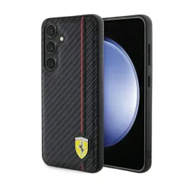 etui-samsung-galaxy-s24-ferrari-carbon-printed-line-czarne
