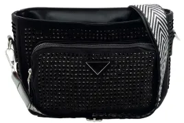 elegancka-saszetka-nerka-bag-na-ramie-dwie-komory-cyrkonie-pasek-czarna