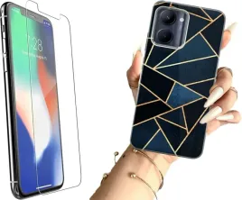 etui-na-telefon-realme-c33-wzory-geometria-iluzja-szklo