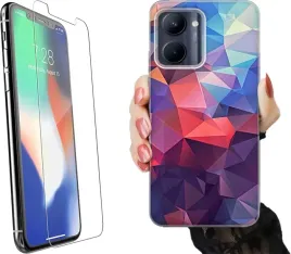 etui-na-telefon-realme-c33-wzory-geometria-iluzja-szklo