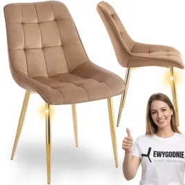 krzeslo-velvet-cappuccino-zlote-nogi-pikowane-do-stolu-ciemny-bez-glamour