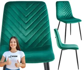 krzeslo-zielone-welur-velvet-butelkowe-loft-jodelka-czarne-metalowe-nogi