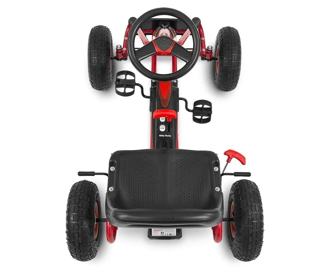 gokart-na-pedaly-thor-czerwony-milly-mally