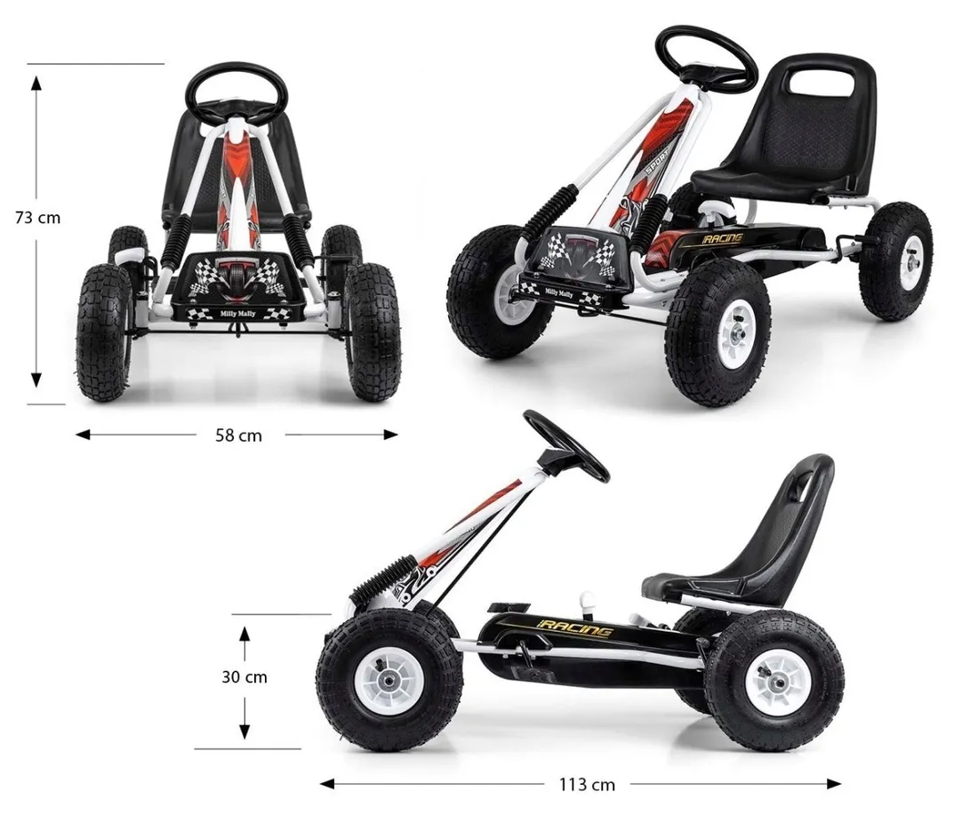 gokart-na-pedaly-thor-bialy-milly-mally-stan-nowy