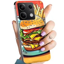 etui-do-xiaomi-redmi-note-13-5g-wzory-hamburger-burgery-fast-food-jedzenie