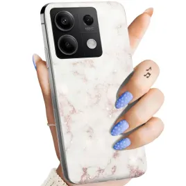 etui-do-xiaomi-redmi-note-13-5g-wzory-biale-kamien-ksztalty-obudowa-case