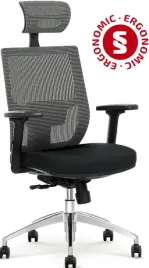 ergonomiczny-fotel-biurowy-czarny-szary-regulowany-obrotowy