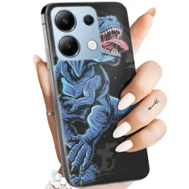 etui-do-xiaomi-redmi-note-13-4g-wzory-dinozaury-reptilia-prehistoryczne