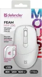 mysz-defender-feam-mm-296-rf-silent-biala-defender-interfejs-usb-radio-2-4-ghz