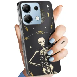 etui-do-xiaomi-redmi-note-13-4g-wzory-czaszka-szkielety-memento-mori-gotyk