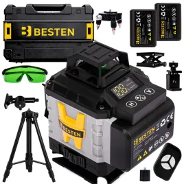 poziomica-laserowa-poziomica-4d-16-linii-krzyzowa-360-laser-zestaw-statyw
