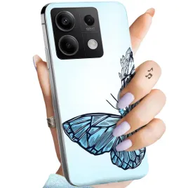 etui-do-xiaomi-redmi-note-13-5g-wzory-motyle-butterfly-barwne-obudowa-case
