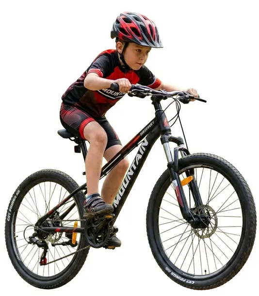 ROWER GÓRSKI MTB 24 CALI AMORTYZACJA HAMULCE TARCZOWE 130-145cm