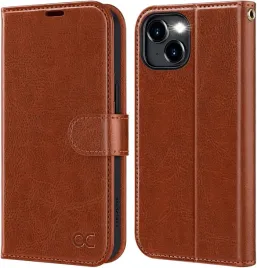 ocase-etui-skorzane-z-klapka-do-iphone-13-14-stojak-rfid-ciemny-braz
