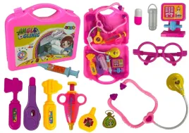 zestaw-malego-lekarza-walizka-rozowa-stetoskop-lean-toys