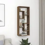 polka-scienna-brazowy-dab-36x16x90-cm-stan-nowy