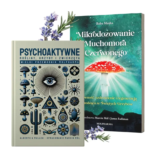 Pakiet książek: Psychoaktywne rośliny, grzyby i zwierzęta + Mikrodozowanie