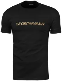 emporio-armani-t-shirt-czarny-zloty-haft-meska-koszulka-na-prezent-m