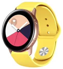 zolty-silikonowy-pasek-samsung-galaxy-watch-active-tech-band