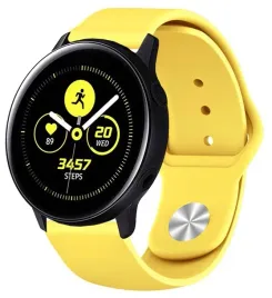 zolty-silikonowy-pasek-samsung-galaxy-watch-active-tech-band