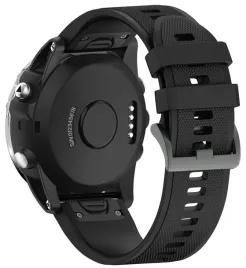 czarny-silikonowy-pasek-garmin-fenix-5-plus-tech-band
