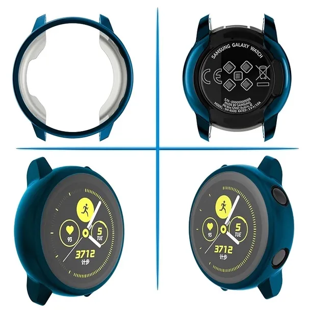 niebieskie-etui-case-samsung-galaxy-watch-active-stan-nowy-kolor-niebieski
