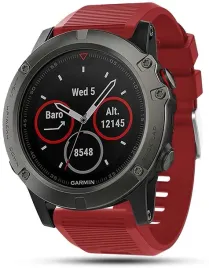 bordowy-silikonowy-pasek-garmin-fenix-5x-plus